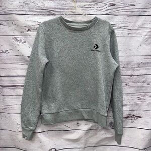 Converse Crewneck Women's Grey Sweater Size Medium